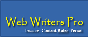 Web Writers Pro - Home of the Talented Writers